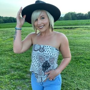 Arizona Bandanna Top